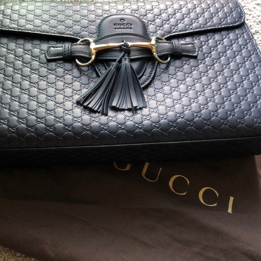 Blue Original Gucci purse